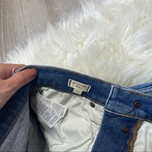 Madewell 10" High Rise Skinny Jeans Cordova‎ Wash - Picture 8 of 14